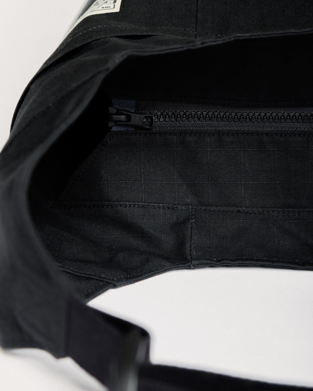 Water Resistant Studio Ripstop Crossbody Tote - Black