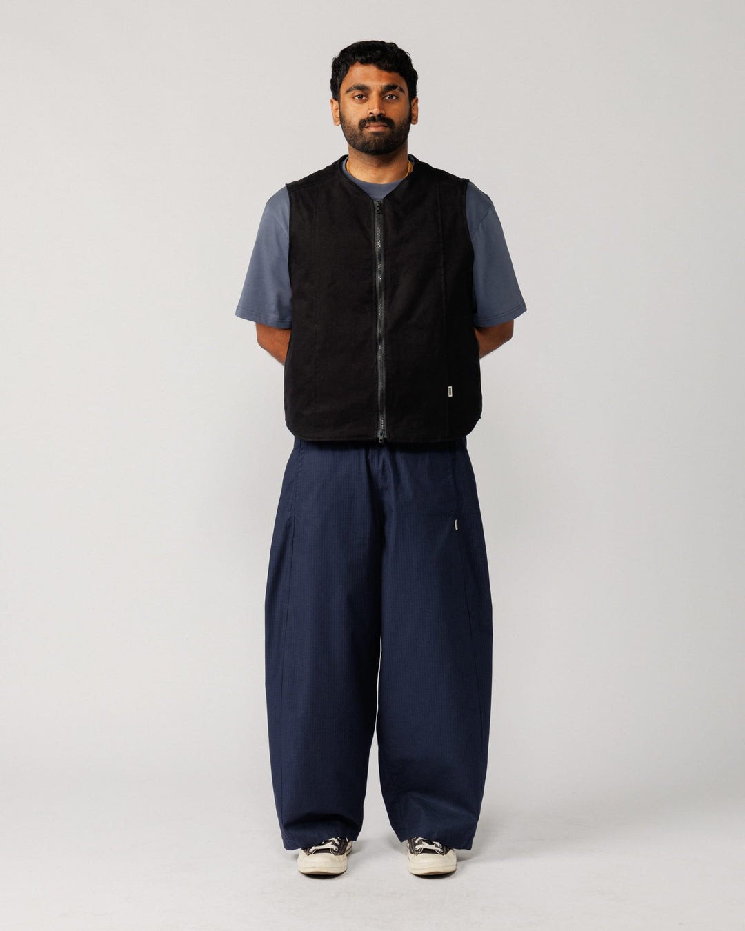 Multi-Pocket Mill Vest - Black