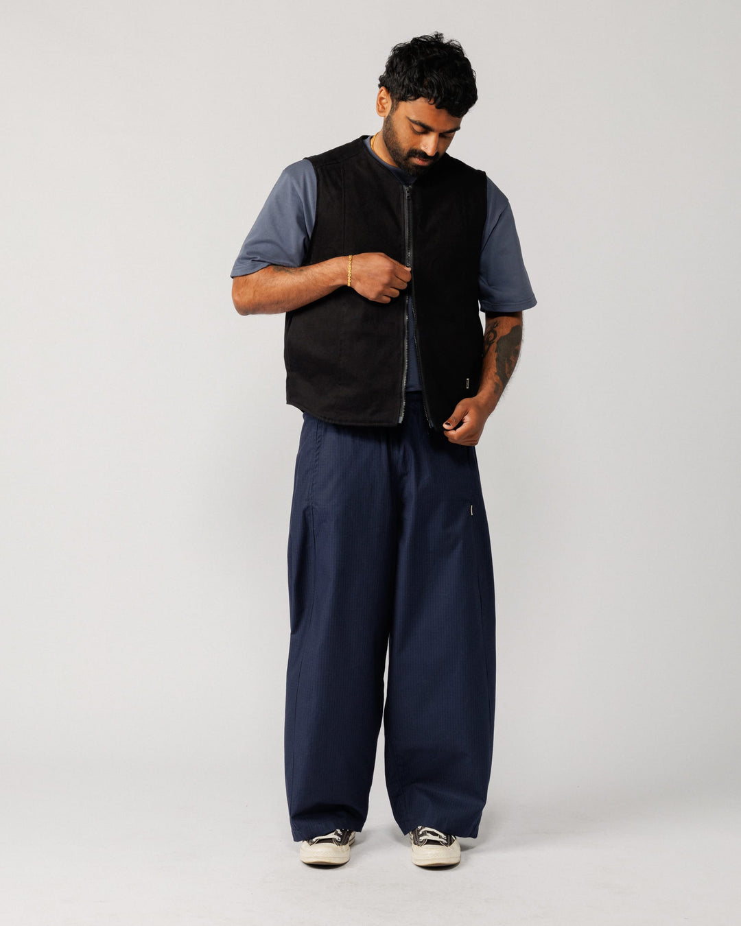 Multi-Pocket Mill Vest - Black