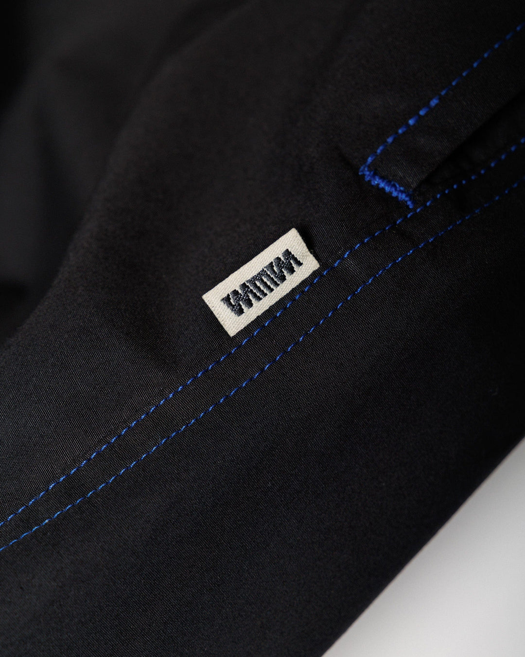 Ayla Poplin Skirt - Black/Cobalt Blue