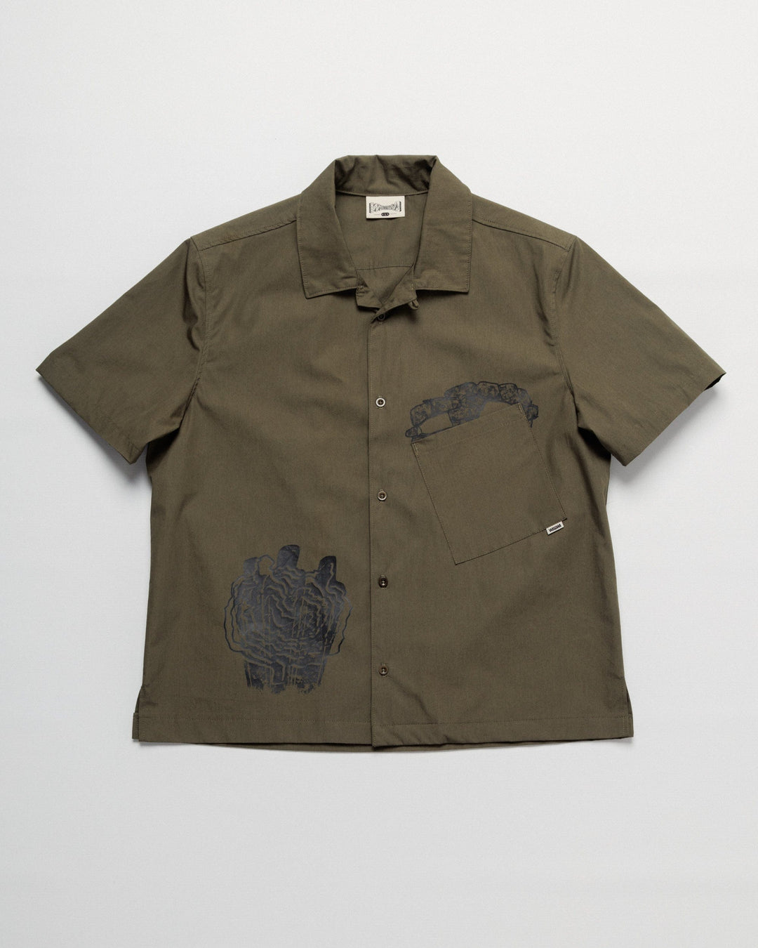 Psy-Damage Ezra Shirt - Khaki