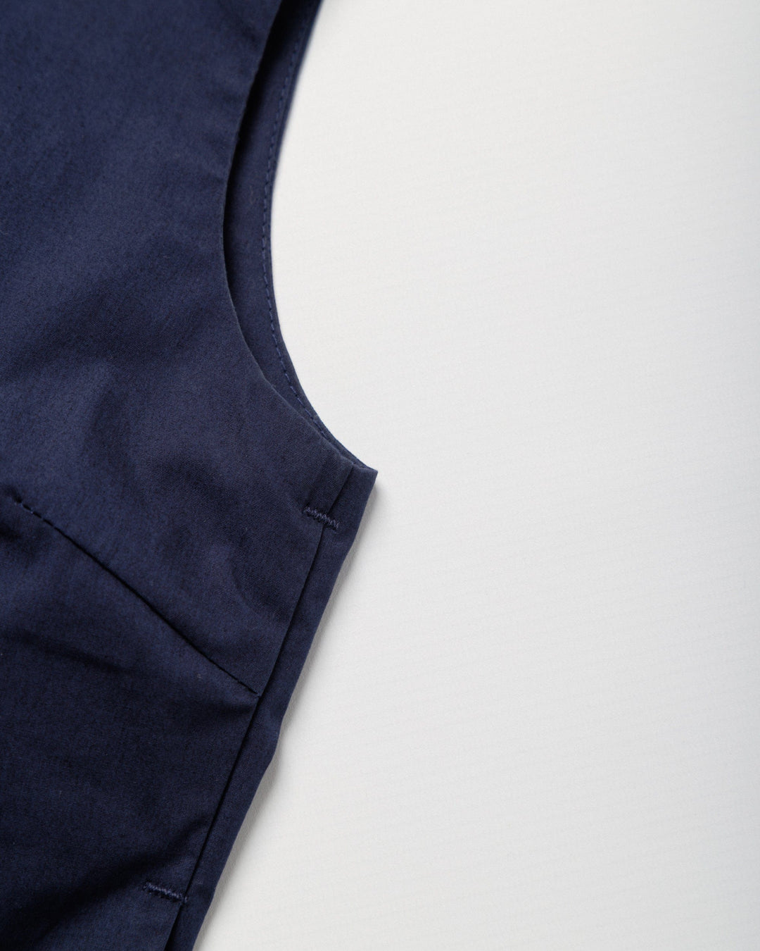 Aimee Poplin Top - Indigo Blue