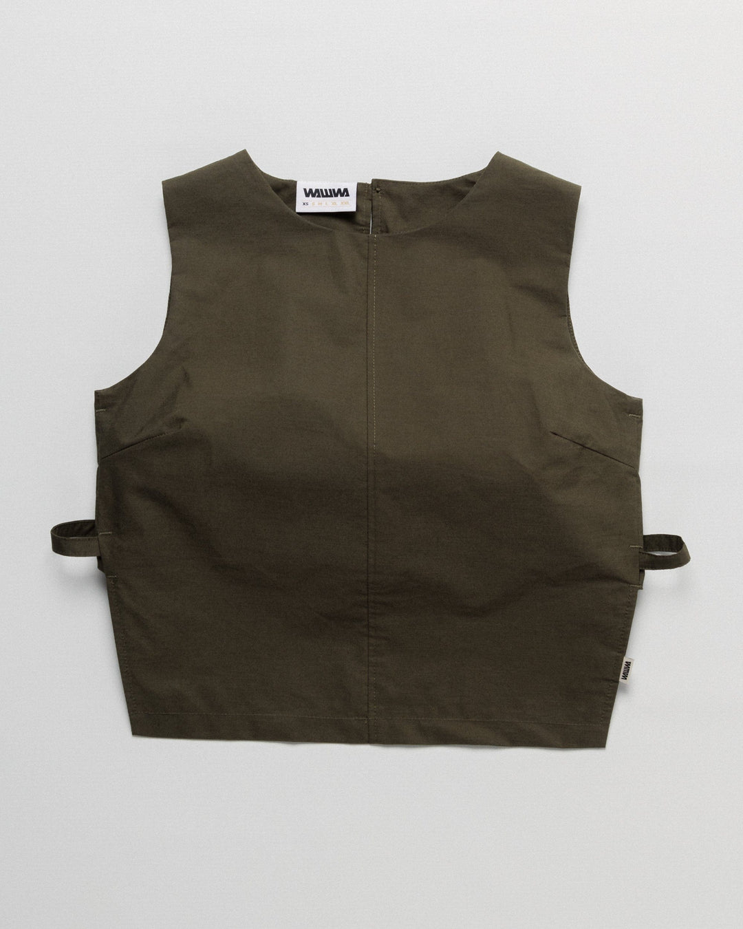 Aimee Poplin Top - Khaki