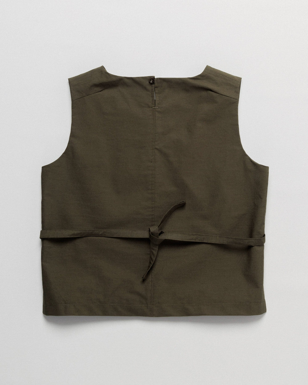 Aimee Poplin Top - Khaki