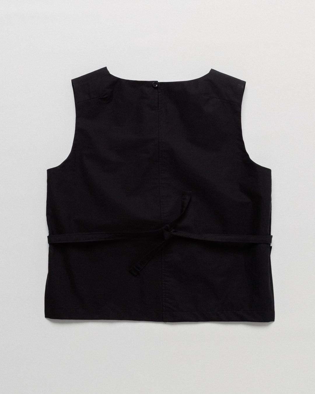Aimee Poplin Top - Black