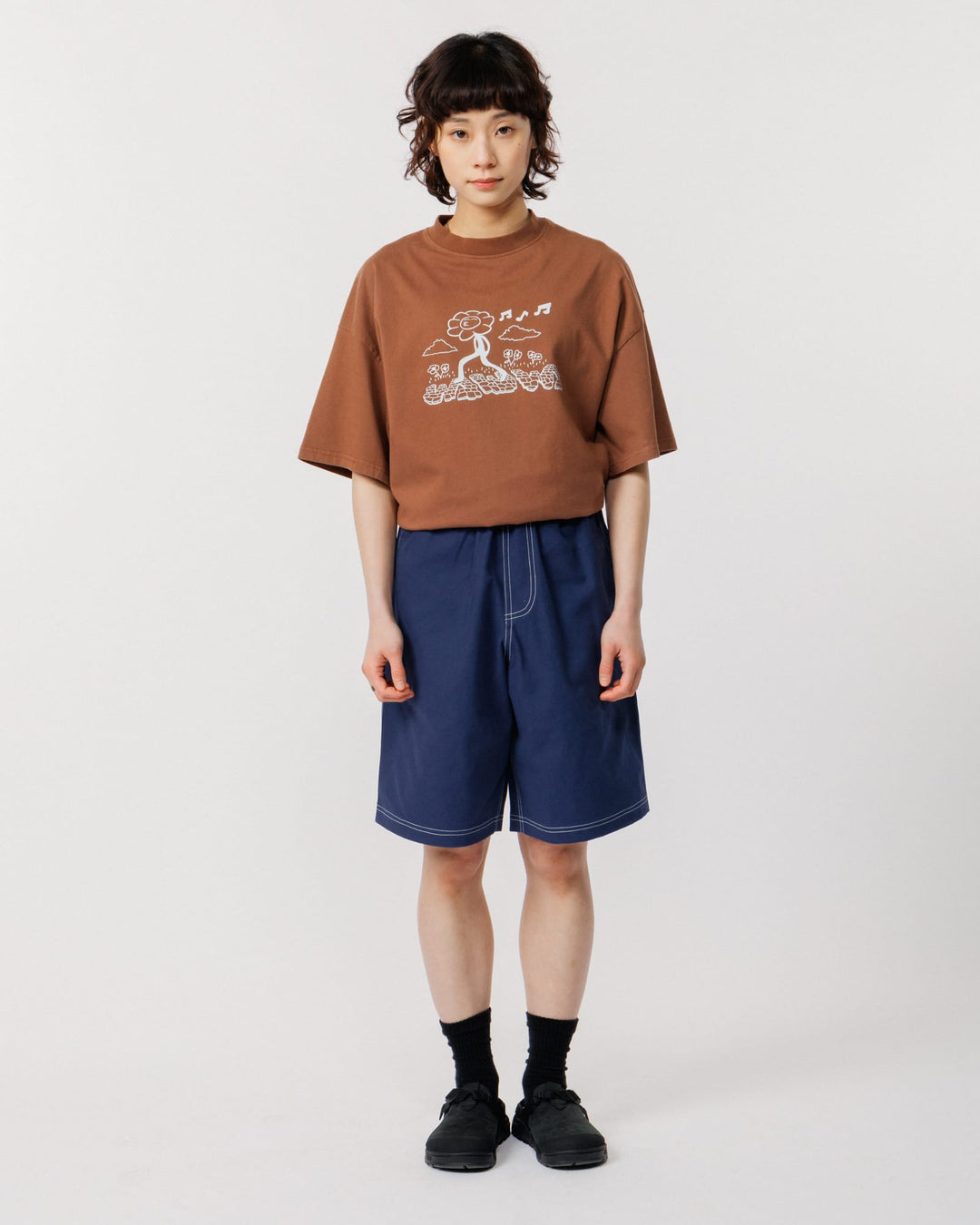 Zama Shorts - Navy/ White