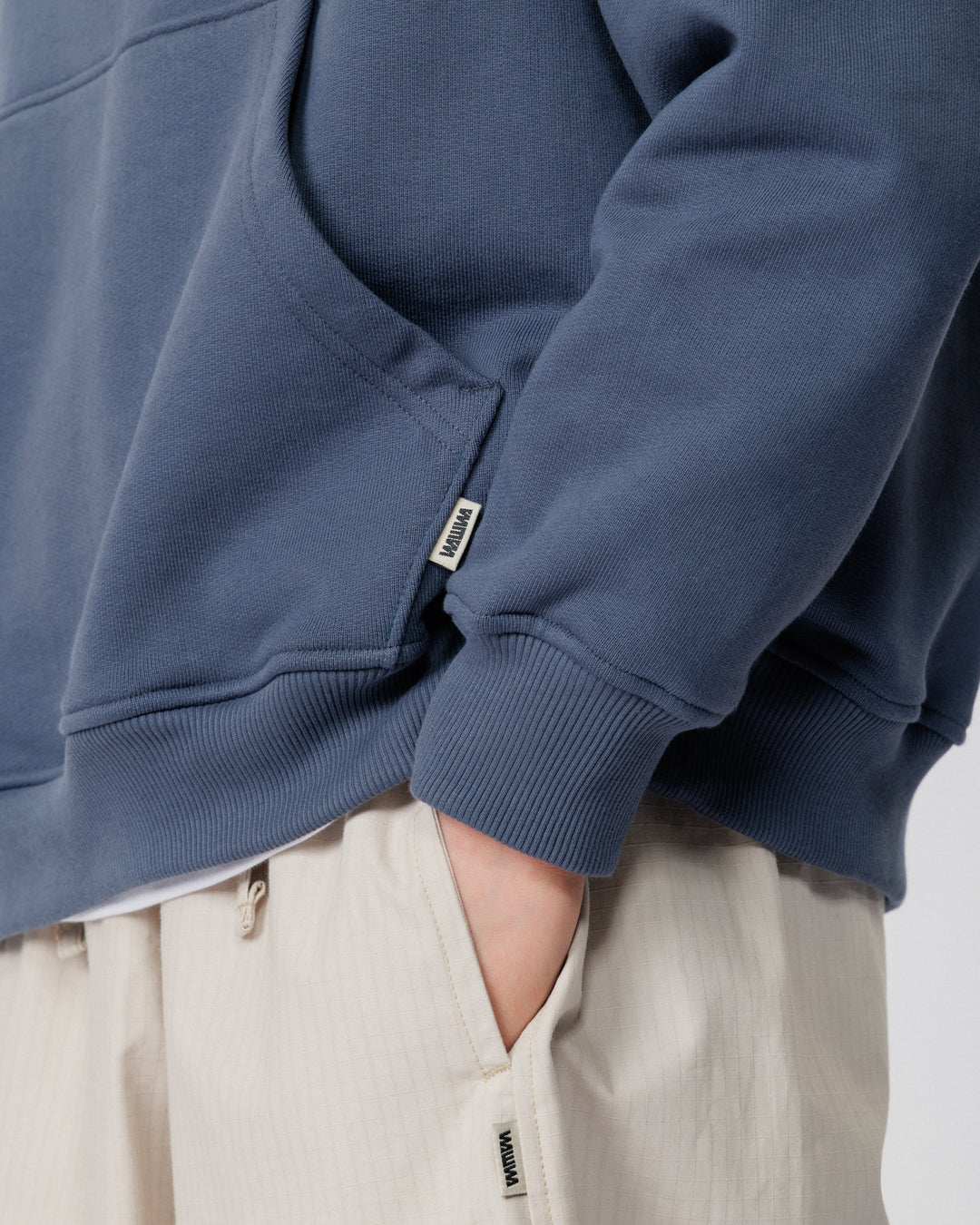 520 Organic Hoody - Washed Blue