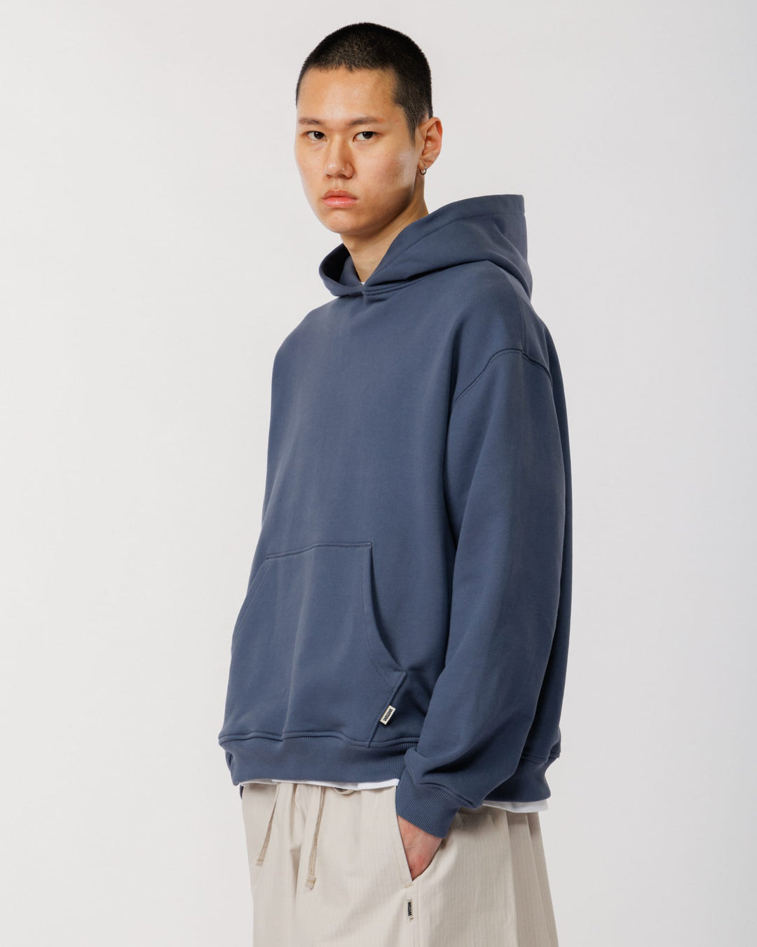 520 Organic Hoody - Washed Blue