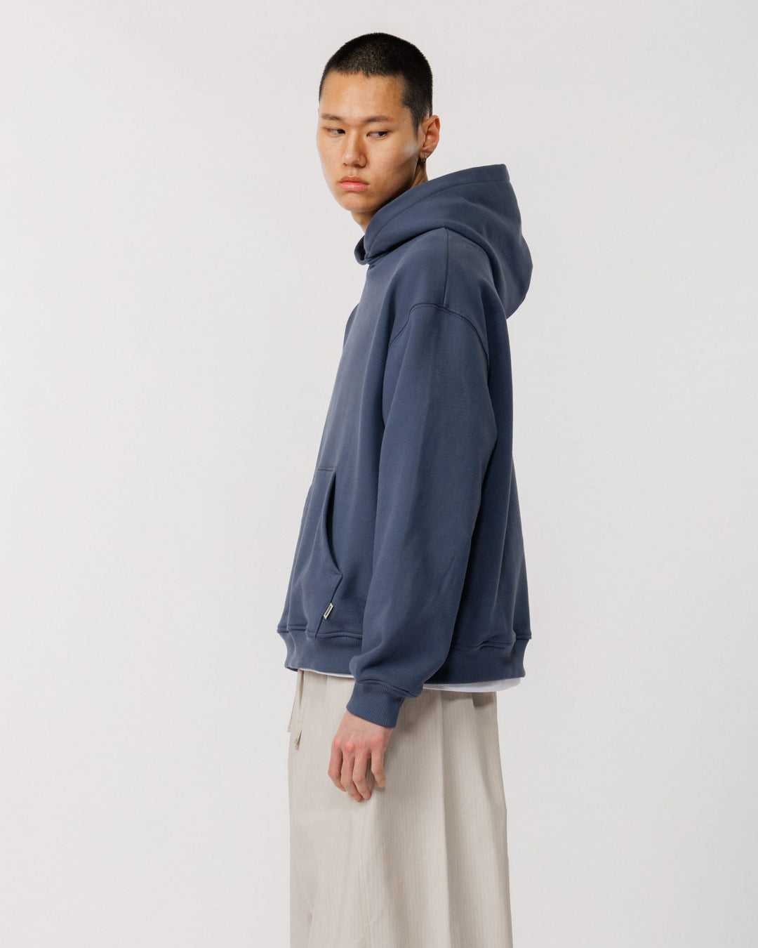 520 Organic Hoody - Washed Blue