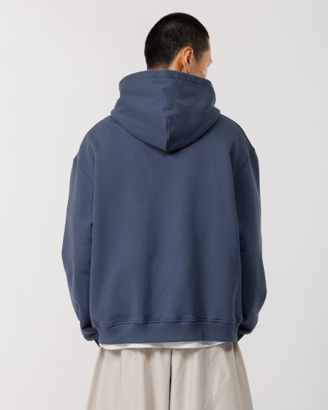 520 Organic Hoody - Washed Blue