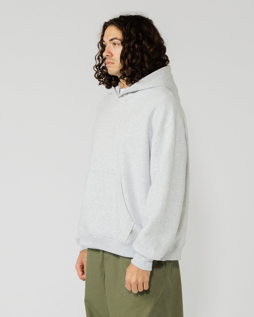 520 Organic Hoody - Grey Marl