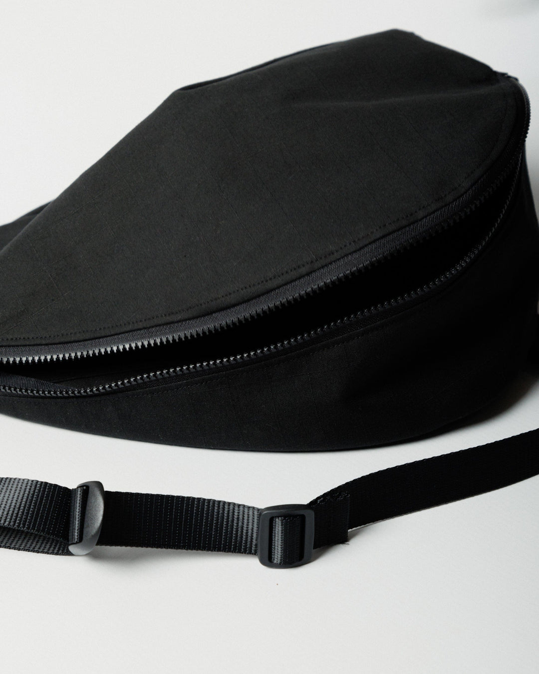 Crescent Crossbody Sling Bag - Black