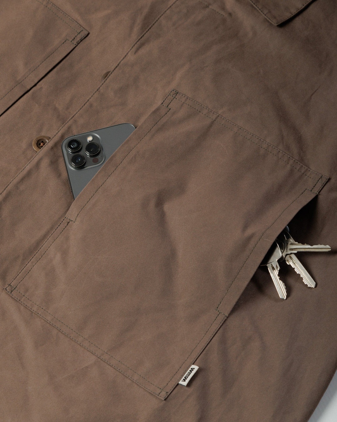 Nell Overshirt & Hood Set - Bracken Brown