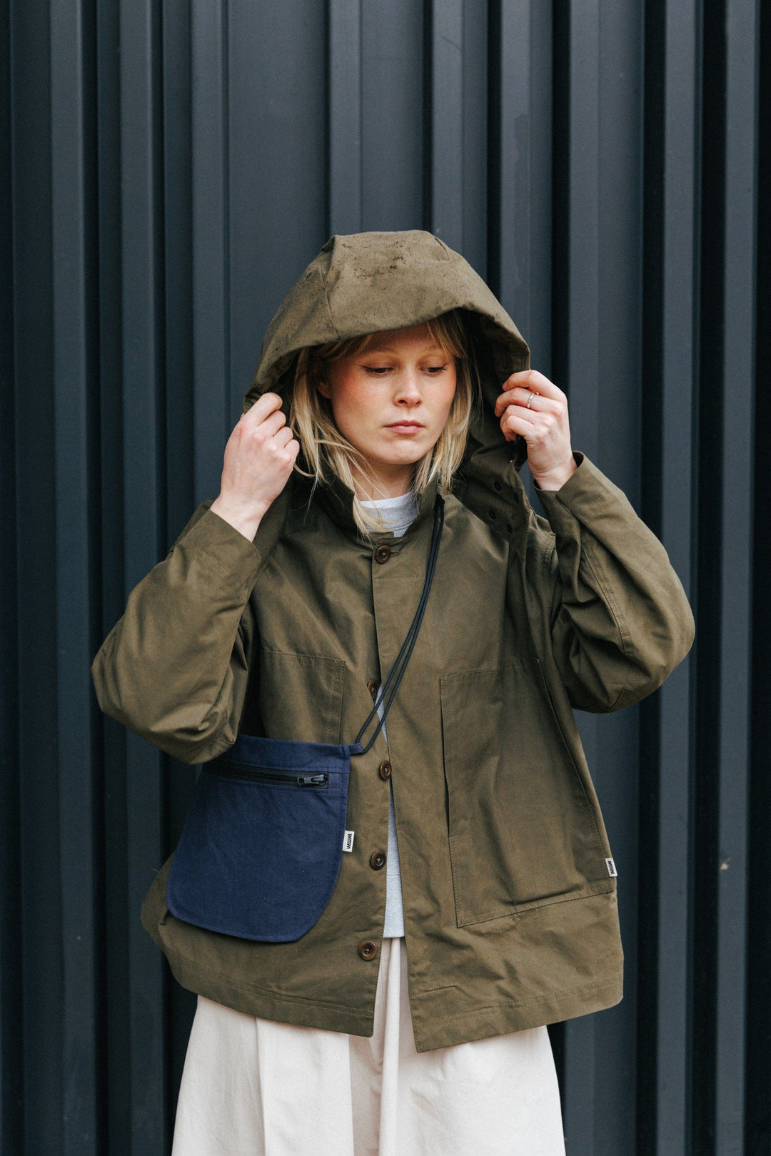 Nell Overshirt - Khaki Green
