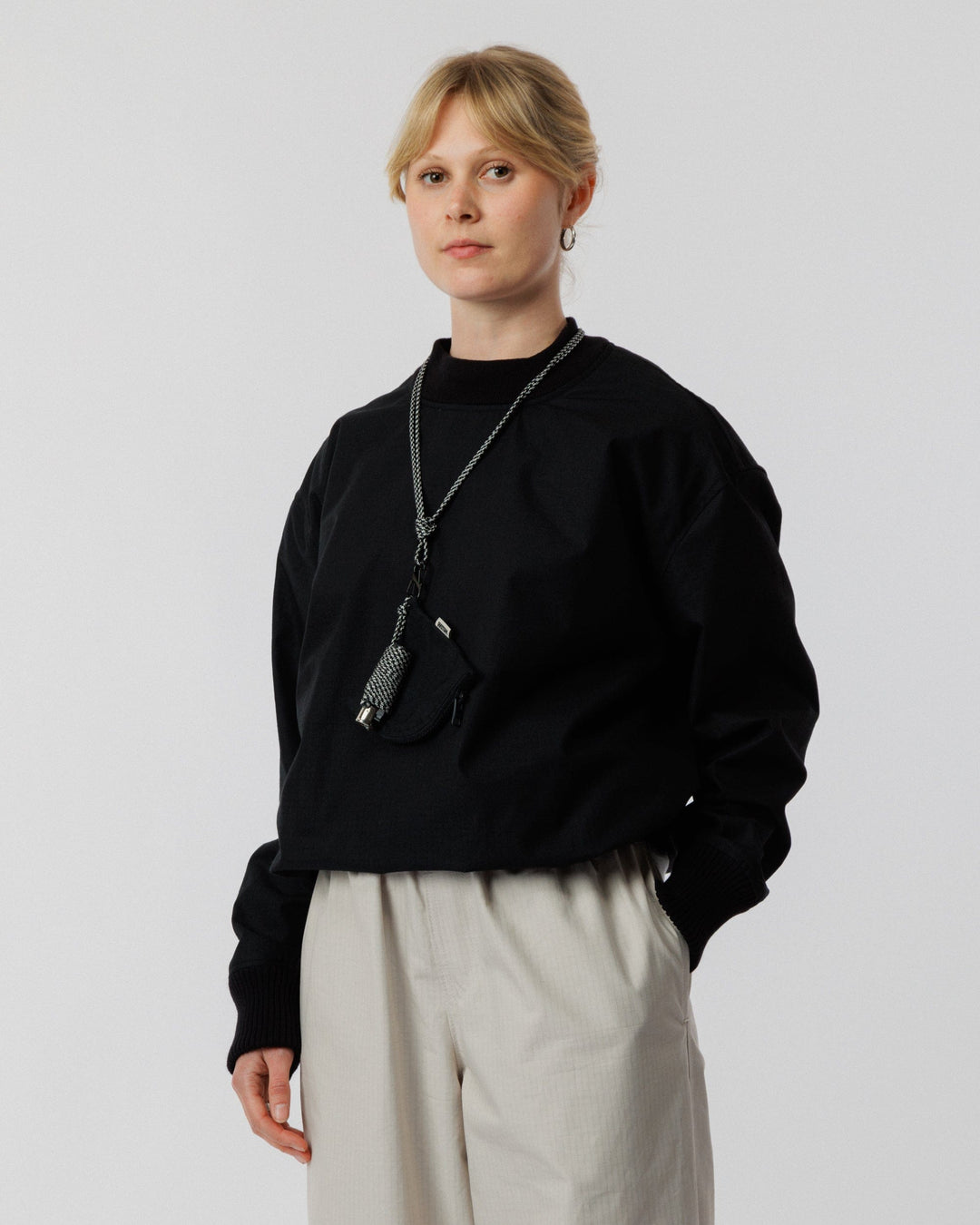 Ripstop Pullover - Black