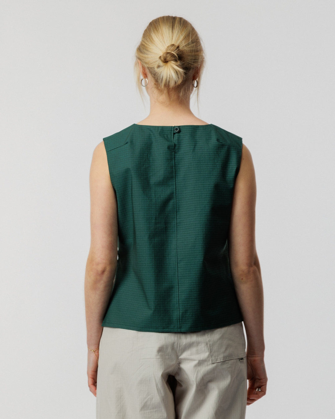 Aimee Tie Top- Pine