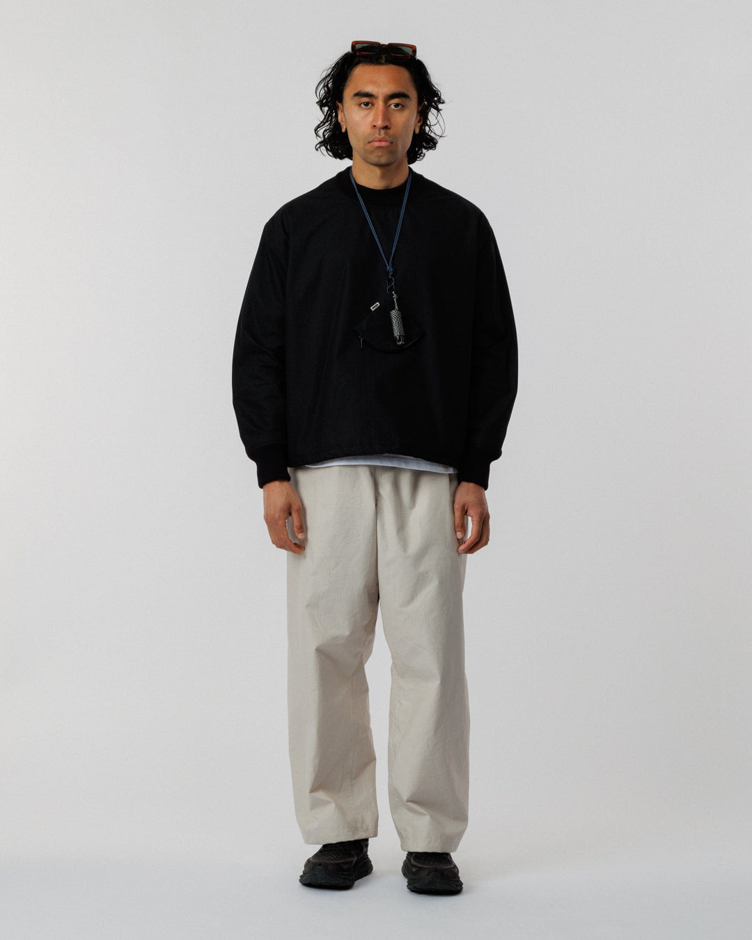 Ripstop Pullover - Black