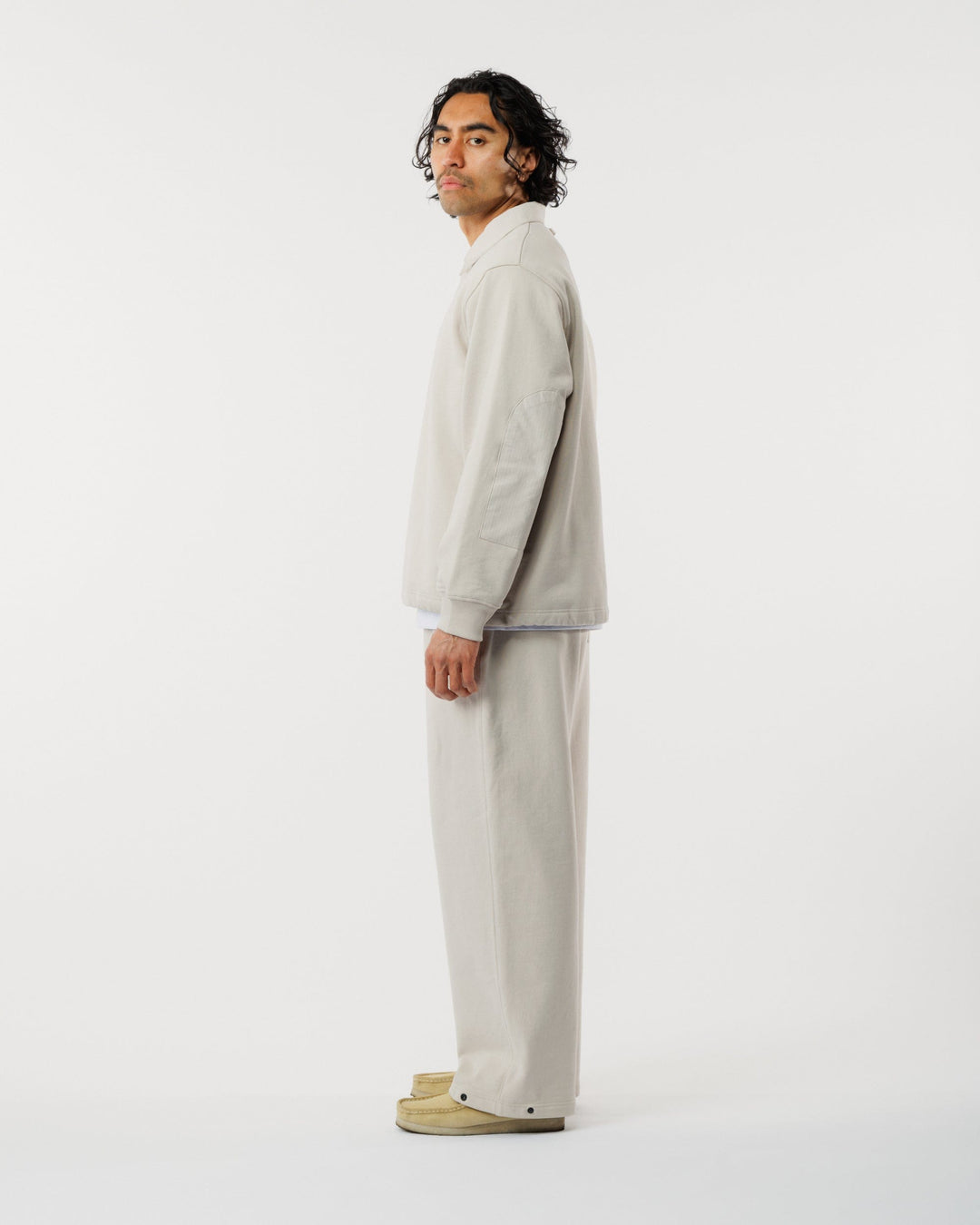 Ellis Rugby Sweatshirt - Stone