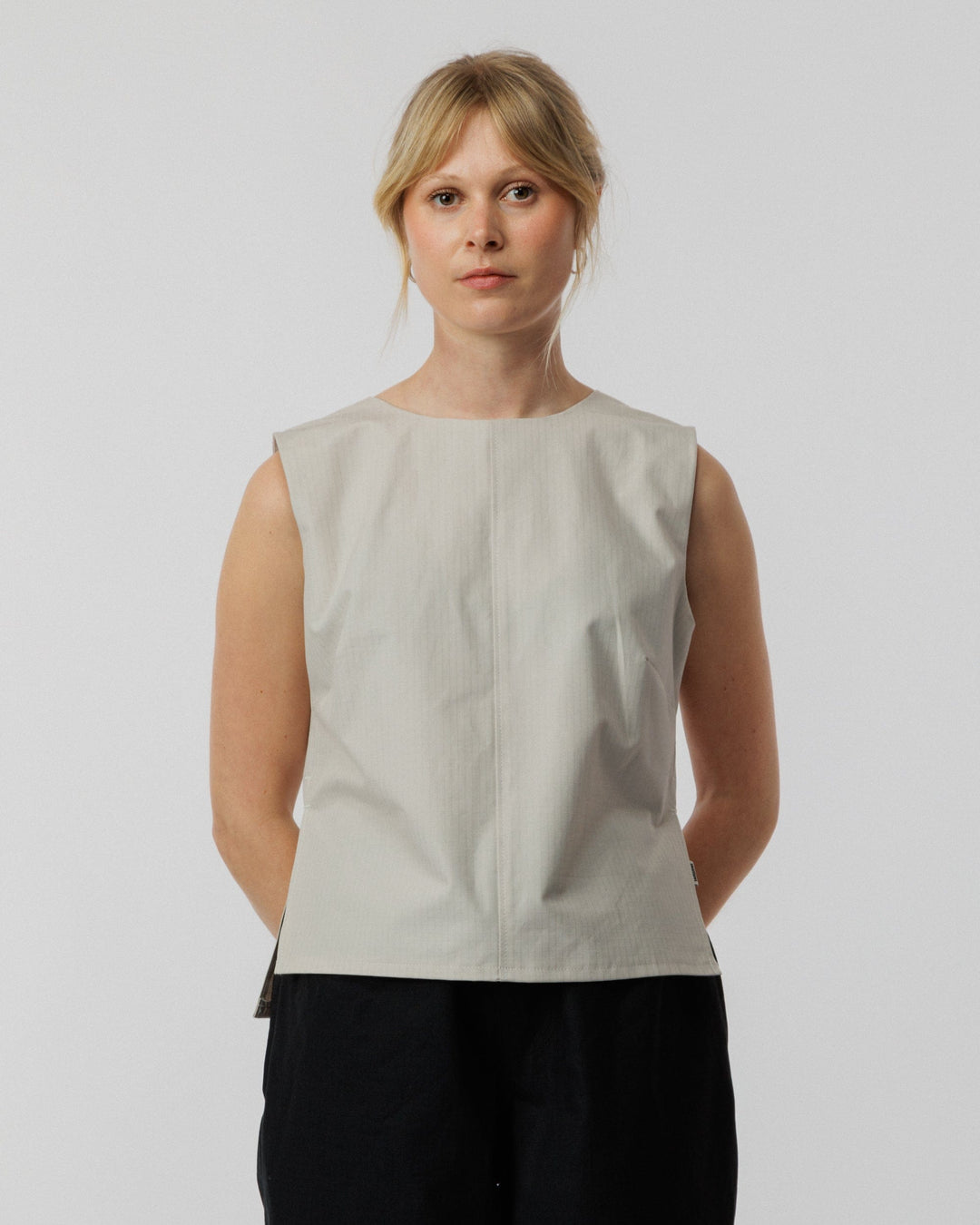 Aimee Tie Top - Stone