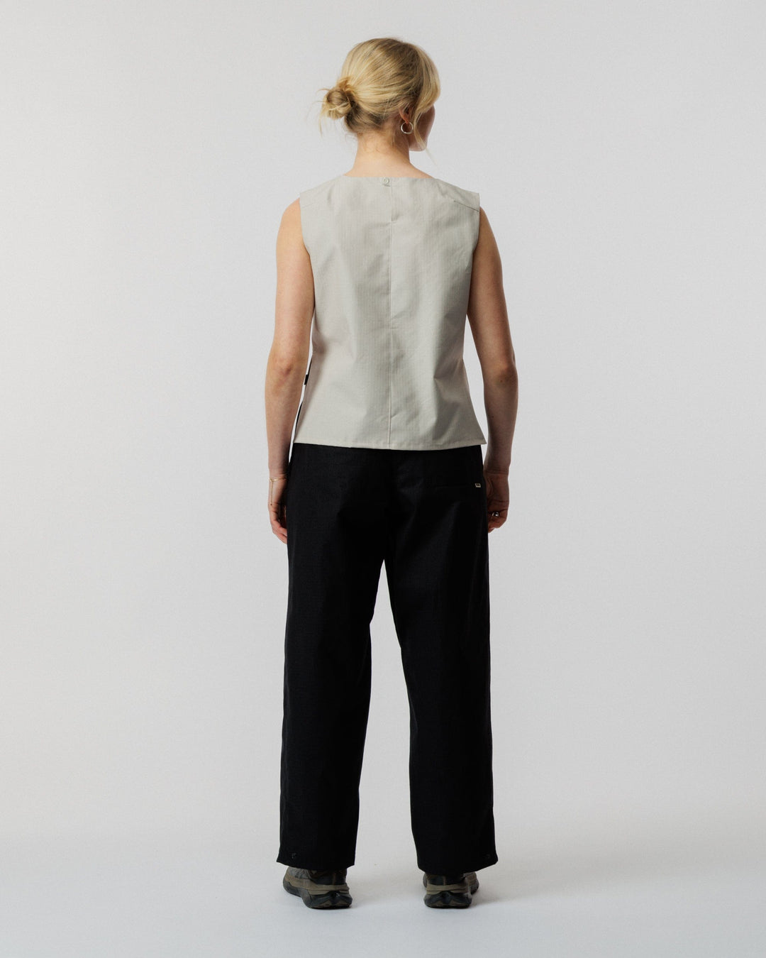 Aimee Tie Top - Stone