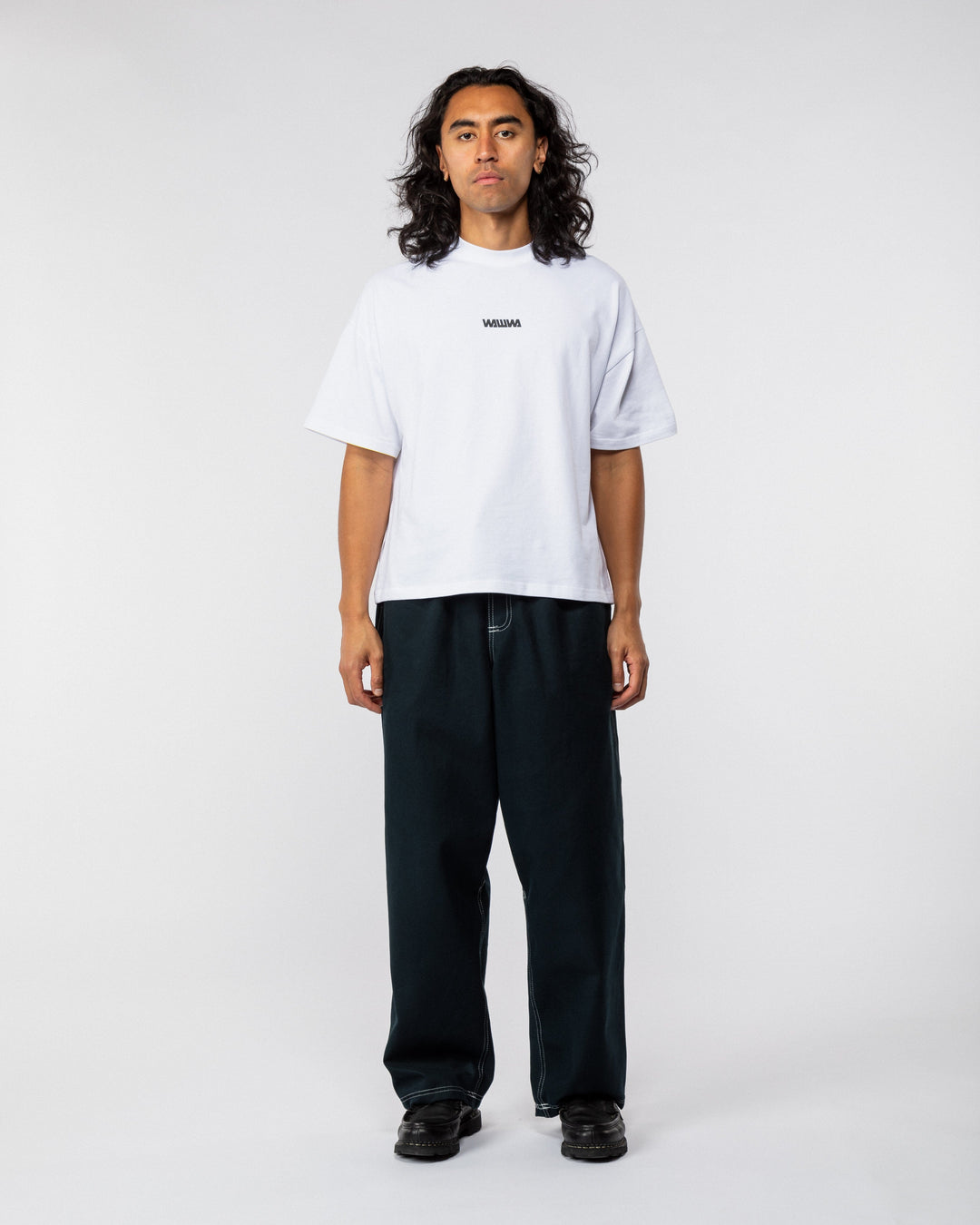 Zama Pant - Navy/White