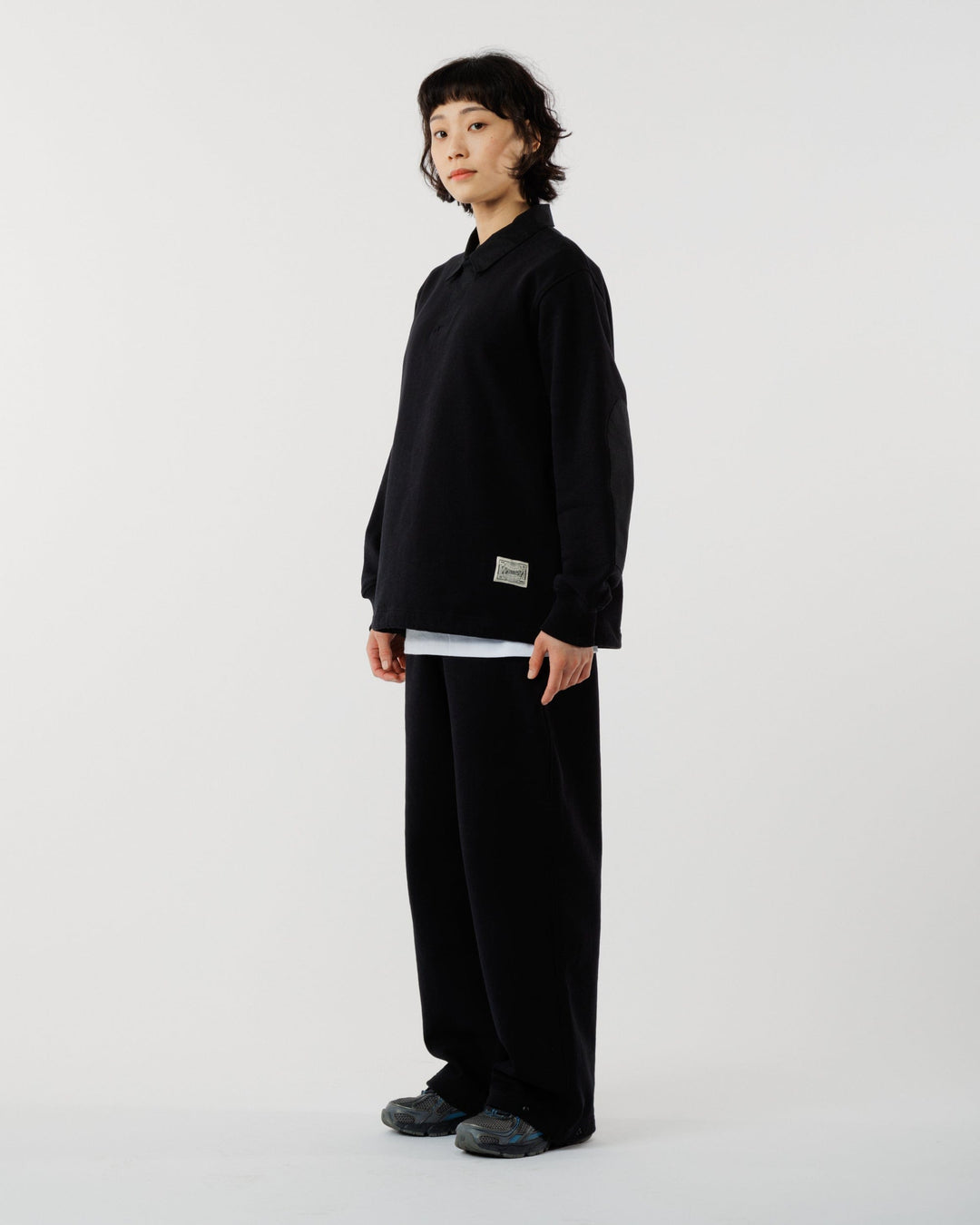 Ellis Rugby Sweatshirt - Black
