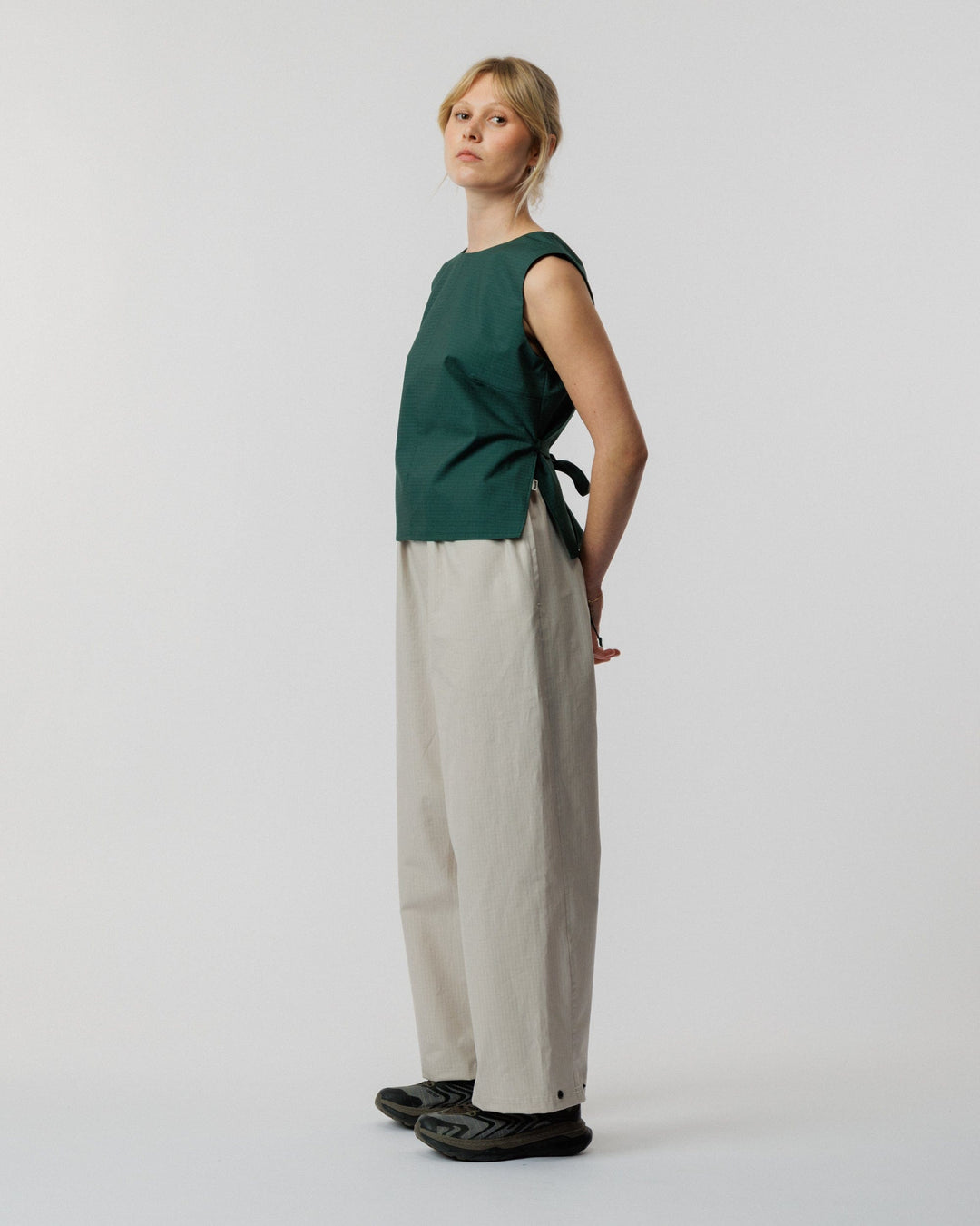 Aimee Tie Top- Pine