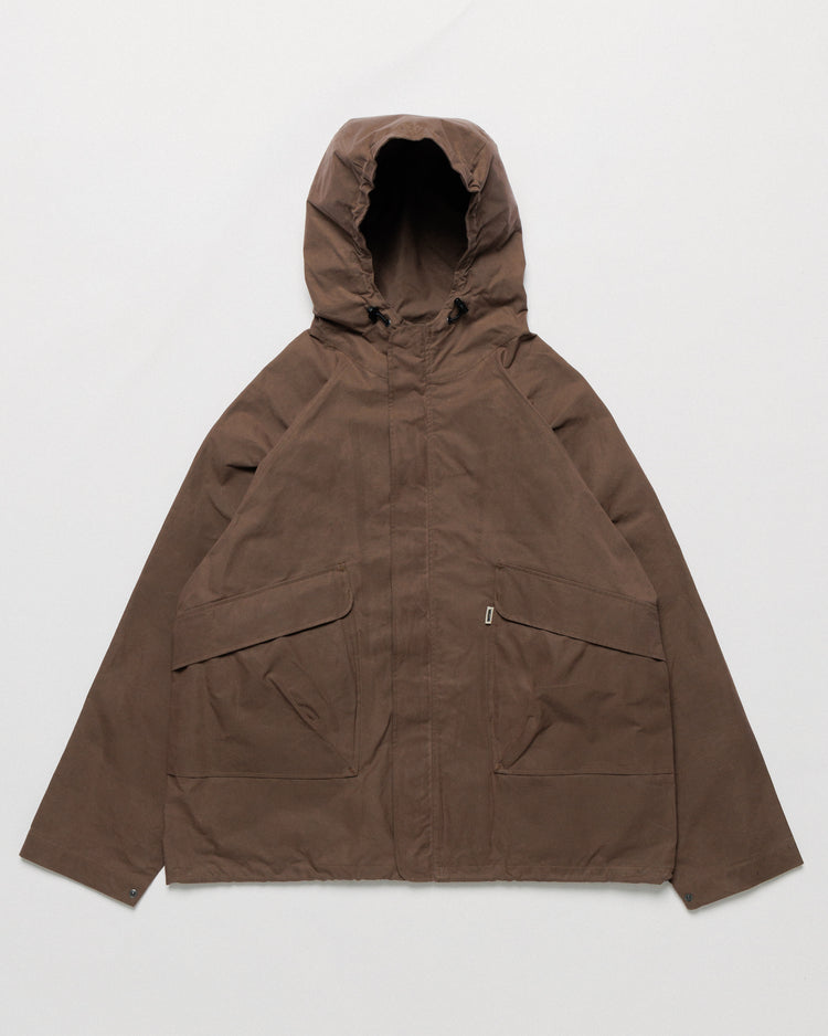 Roam Raglan Jacket - Bracken — front flat, full silhouette