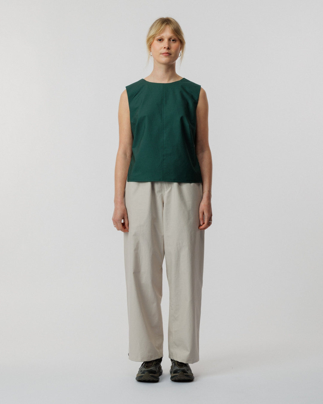 Aimee Tie Top- Pine