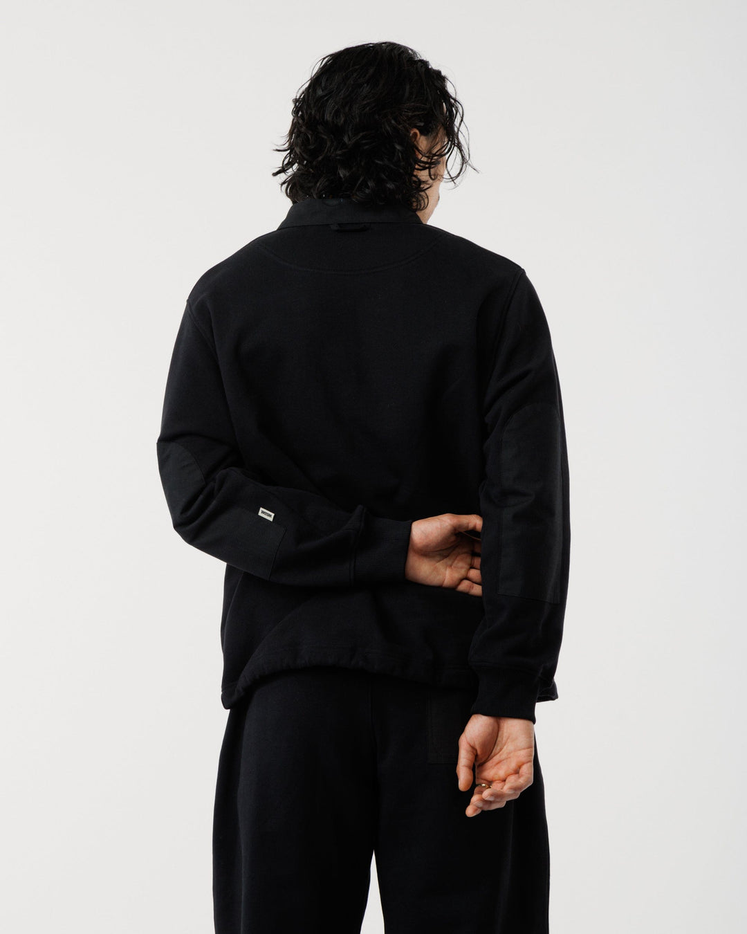 Ellis Rugby Sweatshirt - Black