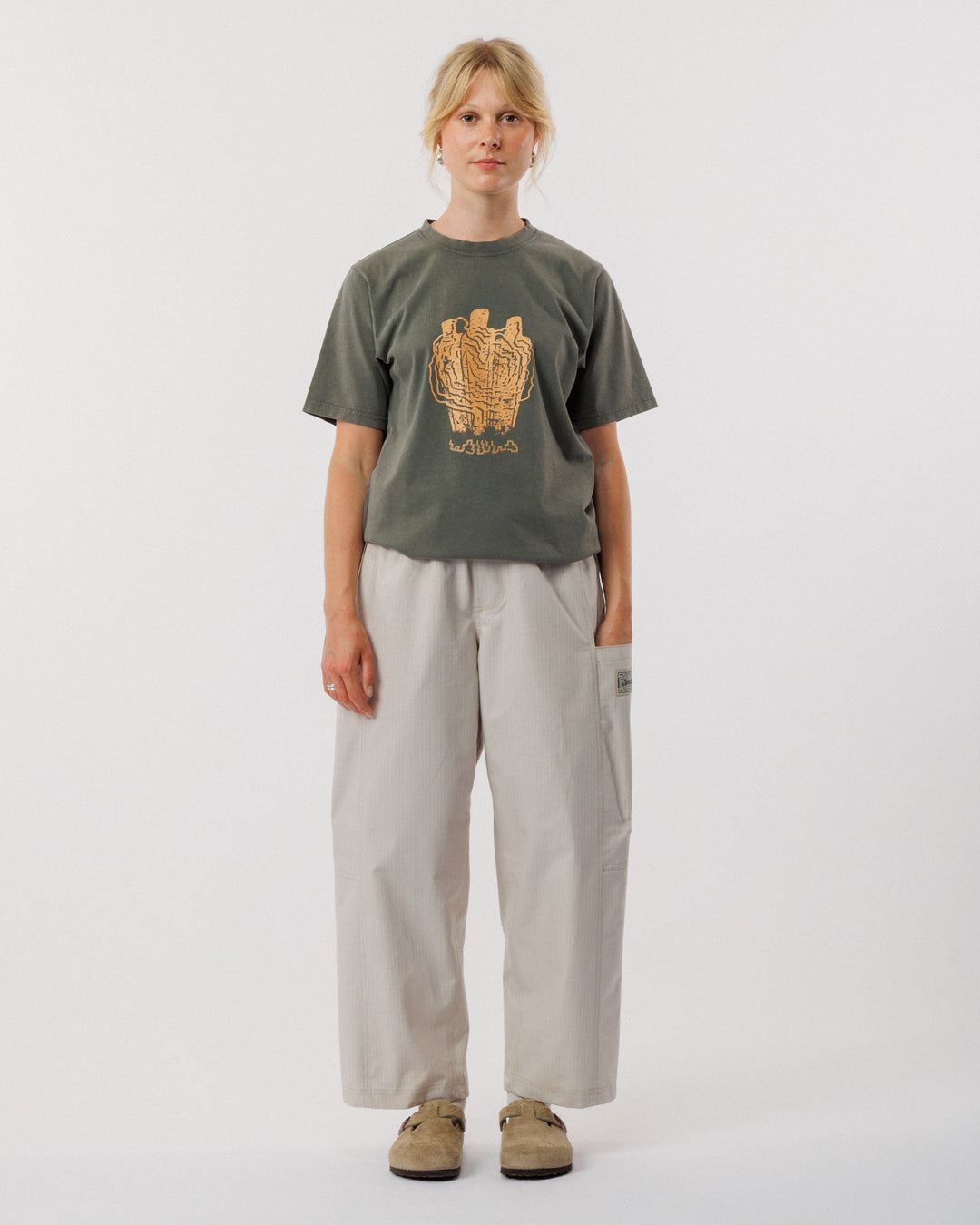Psyclone T-Shirt - Vintage Khaki