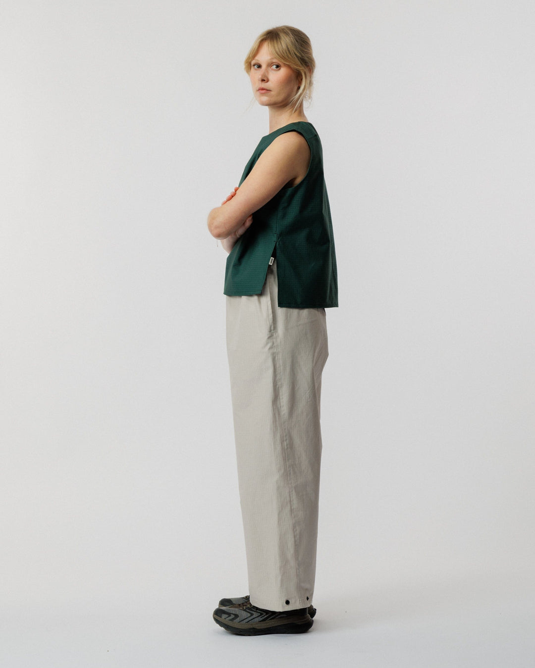Aimee Tie Top- Pine
