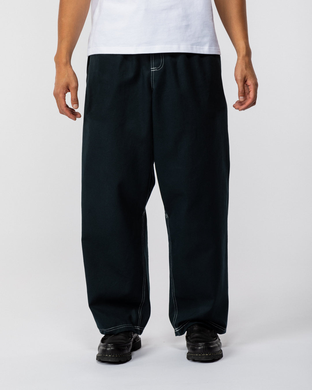 Zama Pant - Navy/White
